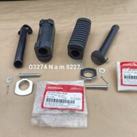 Full bộ cao su gác chân sau DREAM, WAVE ALPHA, ZX, FUTURE 1... zin Honda
