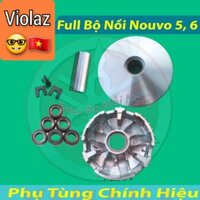 full bộ côn Nouvo 4 5 6, Luvias (đủ chén bi, cánh quạt, Bi côn, Ắc, kẹp trượt, novo LX, SX, Nouvo LX, Nouvo SX