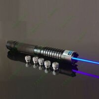 full bộ Đèn laser công suất cao 5000mw pin đại(tặng kèm 2 viên pin dự phòng)