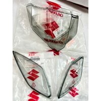 Full bộ kính đèn lái và kính đèn xinhan Suzuki Xbike 125 Màu Khói Hàng chính hãng