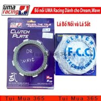 Full bộ Lá bố nồi Uma Racing và Lá sắt zin FCC độ Honda Dream, Wave