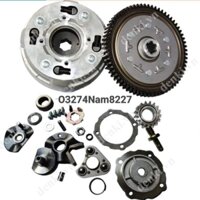 Full bộ nhông nồi côn, ly hợp xe CUB 50, 81, 84, 86... đầy đủ chi tiết