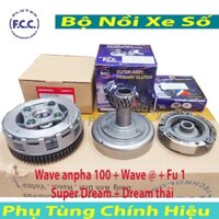 FULL BỘ NỒI TRƯỚC SAU DÀNH CHO XE WAVE ALPHA 100, WAVE @, FUTURE 1, SUPER DREAM, DREAM THÁI