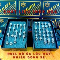 FULL BỘ ỐC (LỐC MÁY) SALAYA INOX 304 CHO NHIỀU DÒNG XE WINNER . EX2012 .EX2011 .EX150 .RAIDER. VISION .WAVE A