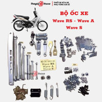 Full bộ ốc xe wave 110, wave s, wave rs, wave a (đầy đủ 90% ốc trên xe, xi mạ đẹp chuẩn zin) - Thế Giới Thợ Xe