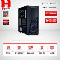 Full bộ PC giá rẻ chạy RX6600 và chip AMD Ryzen 5 5600X