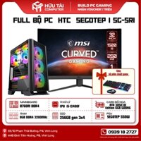 FULL BỘ PC HTC SEGOTEP 1 SG-SRI (Main B760M, CPU i5-12400F, RTX 3050 OC 6GB, Ram 8GB, SSD 256GB gen 3x4, PSU Segotep 550W)