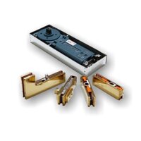 Full bộ phụ kiện Bản lề thủy lực kính cường lực Adler D1600- cho cửa 5 tấm kính