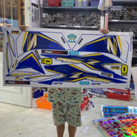 Full bộ tem rời Mio ultimo chữ Z chế xanh