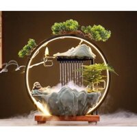 [FULL BỘ] Thác khói phong thuỷ LED050 Thời lai vận chuyển (đèn LED + máy tạo sương) [Tổng Kho Dụng Cụ Trầm Hương]