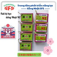 Full bộ thẻ tiếng Nhật N2 SFS : Kanji, văn phạm và từ vựng được soạn theo giao trình thi năng lực tiếng Nhật