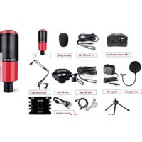 Full bộ Thu ÂM K320 sound card K10 đầy đủ Tai ốp