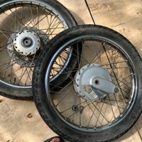 FULL bộ vành bánh trước, hàng cũ zin tháo xe yamaha lắp vừa sirius, jupiter