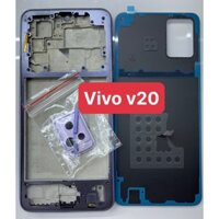 Full bộ xương vỏ vivo V20 - 2021  BẢN 4G (GỒM KHAY SIM,KÍNH CAMERA,PHÍM BẤM)