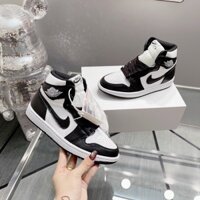 [Full box+bill] Giày Jordan đen trắng cao cổ, Jordan đen trắng đủ size nam nữ cao cấp. size 36_43