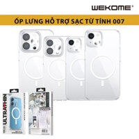 Full box Case ốp lưng từ tính mag s afe Hàng Nhập Khẩu WEKOME 007 hỗ trợ sạc không dây cho iPh14 13 12 11 Pro Max - IP 13 Pro