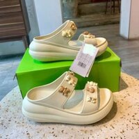 [Full Box] Crocs Đế Cao 7CM - Cross Sandal Nữ Đế Cao, tặng kèm sẵn Charm 3D gắn dép 2024