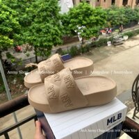 [Full Box] Dép đúc MLB_NY - Dép Chunky Bouncer Slide mới nhất 2024