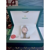 [Full box] Đồng hồ đeo tay, đồng hồ nữ ROLEX mặt đính đá, dây kim loại, kính Sapphire, chống thấm nước, cao cấp giá rẻ