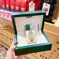 [Full box] Đồng hồ đeo tay, đồng hồ nữ ROLEX mặt vàng siêu sang trọng, đẳng cấp cho phái đẹp, chống thấm nước, giá rẻ