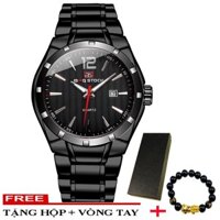 (FULL BOX) ĐỒNG HỒ NAM BAGSTOCK B9922 DÂY THÉP KHÔNG GỈ THỜI TRANG + tặng vong tay