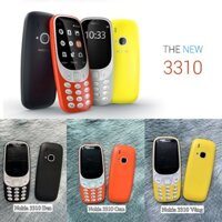 (Full Box Mới 100%) Điện thoại Nokia 3310 2sim Danh Bạ 2000 số Pin: 1200 mAh Chính Hãng - Pin Trâu - Nghe Gọi Bền