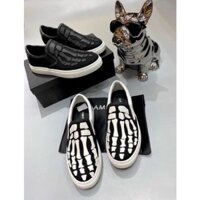 [Full Box]giày slipon Amiri xương trắng đế cao giày slipon nam