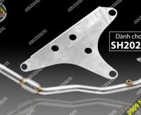 FULL CỔ PÔ inox R8 VÀ PÁT GẮN PÔ 4ROAD cho Sh 2020