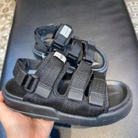 [Full Đen] Giày Sandal Nam Nữ Vento Hàng VNXK Cao Cấp NV1001XD Đế Cao 2.5cm }