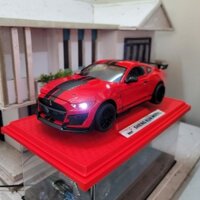 [Full kính + Tặng Đế] Mô hình xe Ford Mustang GT 500 tỷ lệ 1:18 bằng kim loại