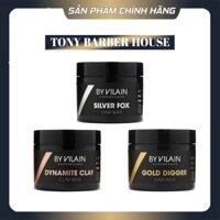 [Full Line] Sáp vuốt tóc By Vilain [Gold Digger - Dynamite Clay - Silver Fox] 65ml