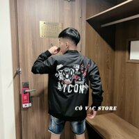 🔥FULL MẪU🔥Áo Khoác Bomber Gió DSQUARED2 ICON Khóa Zip Bạc Hình Cún Con Hàng Sịn 2 Lớp Unisex Nam Nữ Trend t