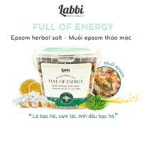 FULL OF ENERGY - Muối epsom thảo mộc [Labbi Bathtreats] Epsom herbal salt