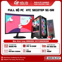 FULL PC GAMING HTC 0626 GAMING SEGOTEP SG-SR1 (  MAIN ASROCK B660M PRO, i5-12400F  ,Team T-Force Delta TUF Gaming Alliance 8GB , AGI AI198 256G NVME , VSP Elite Active PFC V600P, MSI GeForce RTX 3050 VENTUS 2X 6G OC, AIO AURA GL360 V2 BLACK GAMDIAS , Vỏ case Segotep SG-SR1, SAMSUNG LS27C360EAEXXV   )