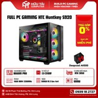 FULL PC GAMING HTC Huntkey S920 ( B660M , I3-13100F, RAM 16GB, RTX 3050, SSD 500GB GEN4, PSU 600W)