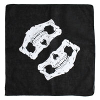 Full phụ kiện Chain quần Hip hop Street wear -  Xích quần  Đai da  Khăn bandana  Móc treo 4 món - BDN23 Hàm Xương - Xích 2  Móc treo  Đai da