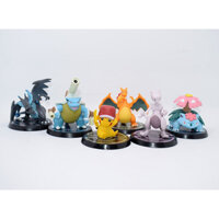 Full Set 6 mô hình Pokemon Pikachu Charizard MegaBlastoise MewTwo siêu đẹp