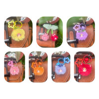 FULL SET 7 HỘP MÓC KHOÁ MINI2-3cm TRÁI CÂY DỄ THƯƠNG, MÓC KHOÁ TREO BALO, TÚI XÁCH