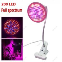 Full Spectrum 200 Led Grow Light Để Bàn Kẹp Giá Đỡ Đèn Led Trồng Cây Bóng Đèn Cho Cây Vegs Hệ Thống Thủy Canh Nhà Kính F @ V2N
