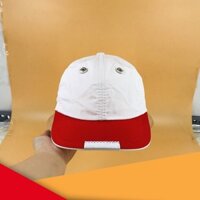 Full Team Mạc Nón Kết Sơn Nam Nữ, Nón Kết Sơn Dù Màu Trắng Vành Đỏ