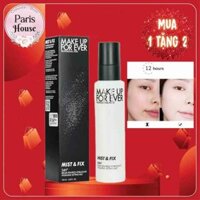 (Full100ml) Xịt khoáng khoá nền Make Up For Ever Muf Mist & Fix 24H Hydrating