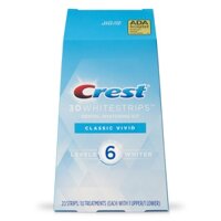[Fullbox 10 gói] Miếng dán trắng răng Crest 3D White Classic Vivid New 2022