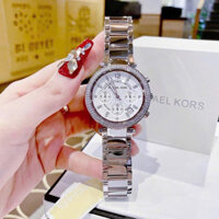 [FullBox-Chính Hãng 100%] Đồng Hồ Nữ MK5353 Silver Mặt Tròn Size 38mm Dây Kim Loại Máy Pin