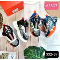 [FULLBOX, CÓ SẴN] Giày thể thao, giày bata cho bé trai kiểu phối lưới thời trang năng động 2 màu cực hot - A3807❤️❤️