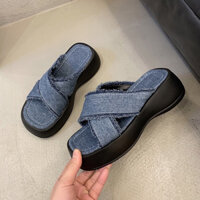 [FULLBOX] Dép Nữ Hàn quốc Jenna 6cm Hàng Loại 1 đẹp