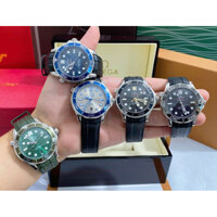 [Fullbox] Đồng hồ Nam Cao Cấp 42mm - Omega dây cao su - Chất lượng bảo Hành 24 Tháng [Libra Watch]