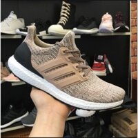 [FULLBOX + FREESHIP] Ultra boost hồng đất kẻ chỉ đen HOT TREND 2020