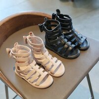 [Fullbox] _Giày Sandal chiến binh bé gái_ Sandal bé gái cao cổ phong cách Hàn Quốc Nhẹ Mềm Êm {FULLBOXX}