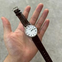 fullbox hãng - đồng hồ nam Patek phillipe Calatrava 5120 35mm máy Cal 240 siêu mỏng - dây da cá sấu