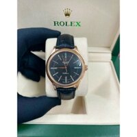 fullbox hãng - đồng hồ nam Rolex Cellini Time 39mm máy cơ nhật bản - dây da cá sấu